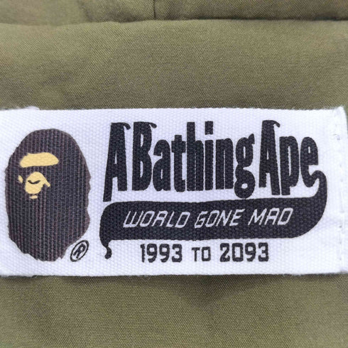 アベイシングエイプ A BATHING APE Shark Mountain Parka リフレクター シャークマウンテンパーカー ダブルジップ レディース JPN:S